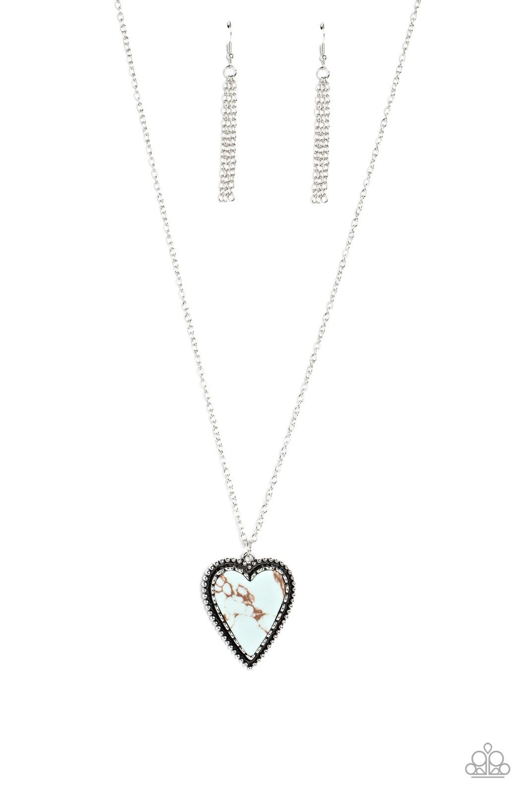 STONY SUMMER BLUE-NECKLACE