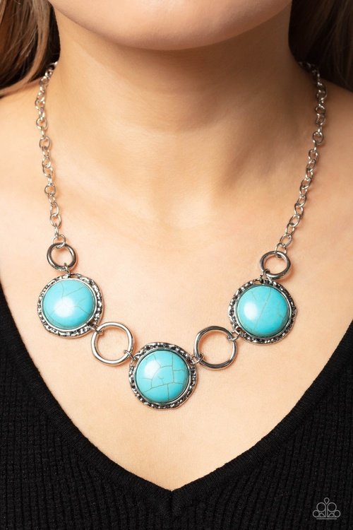 SAHARAN SCOPE BLUE-NECKLACE