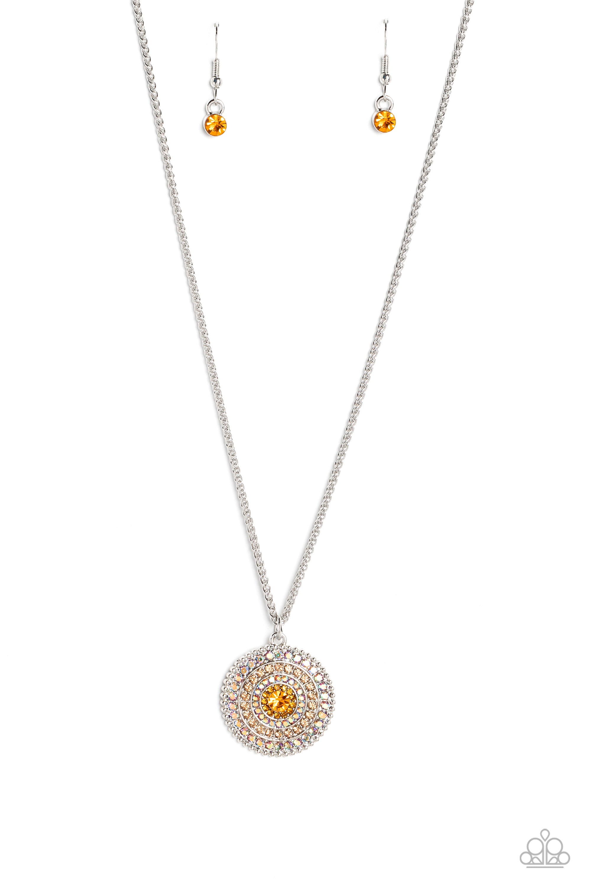 MANDALA MASTERPIECE ORANGE-NECKLACE