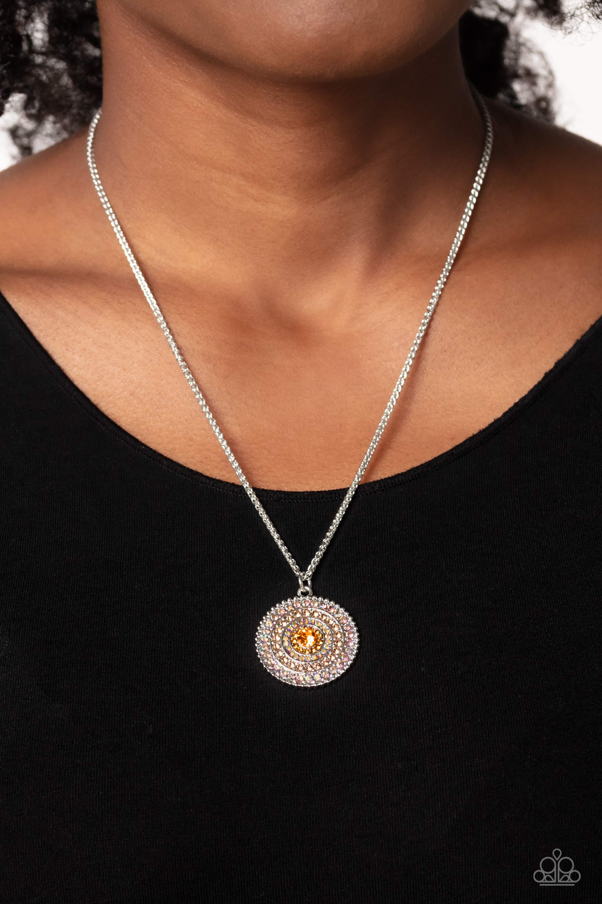 MANDALA MASTERPIECE ORANGE-NECKLACE