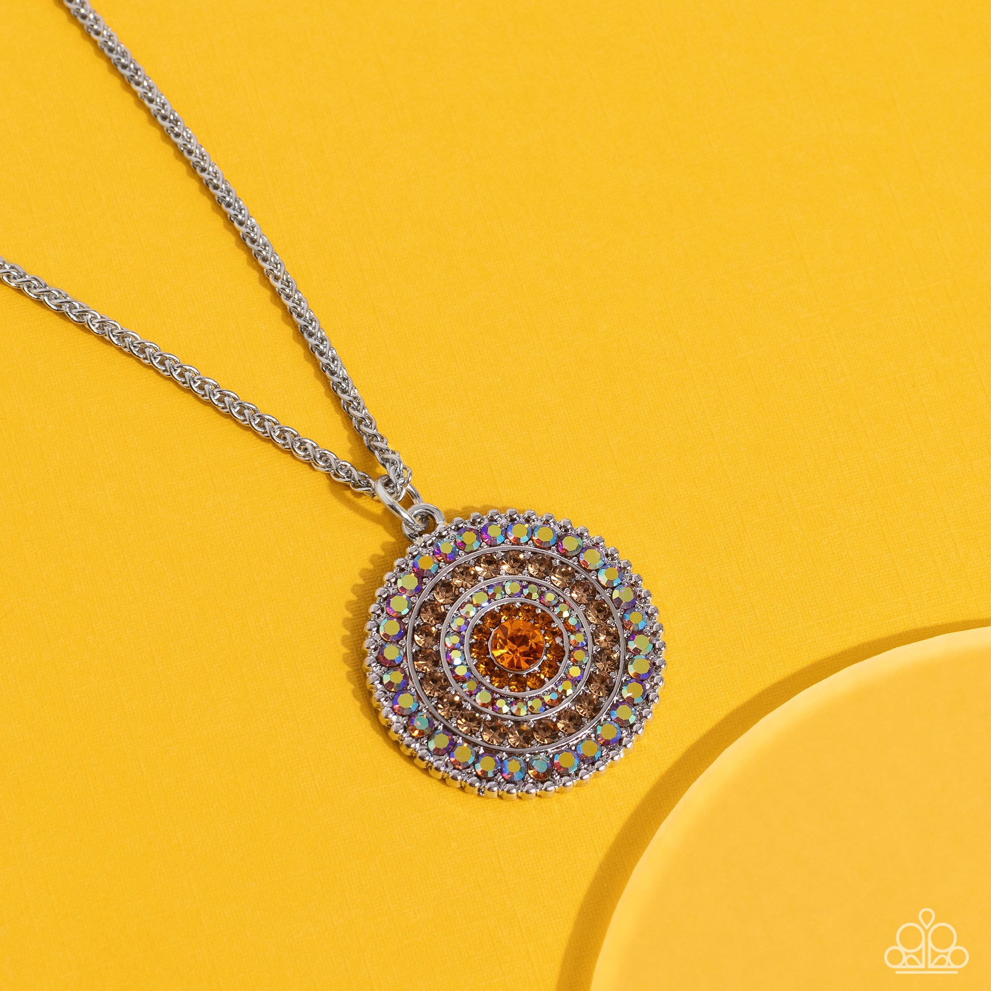 MANDALA MASTERPIECE ORANGE-NECKLACE