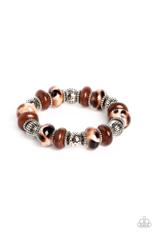 WARPED WAYFARER BROWN-BRACELET