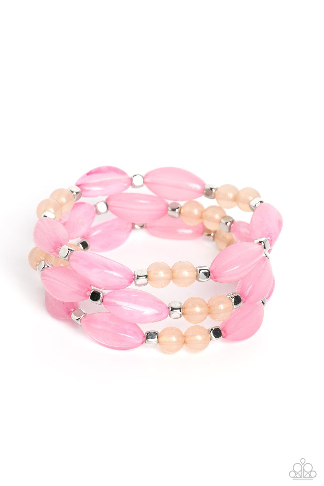 BEAD DRILL PINK-BRACELET