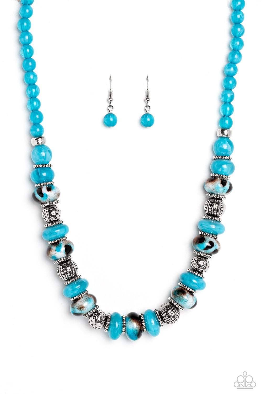 WARPED WHIMSICALITY BLUE-NECKLACE