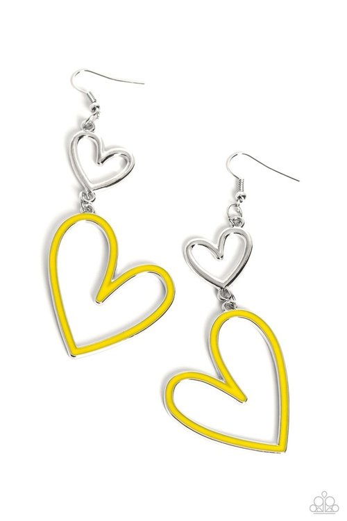 PRISTINE PIZZAZZ YELLOW-EARRINGS