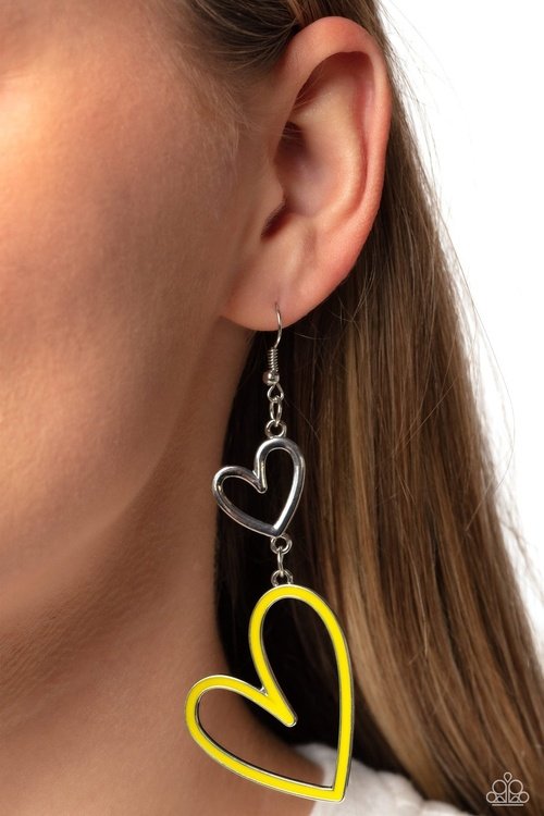 PRISTINE PIZZAZZ YELLOW-EARRINGS