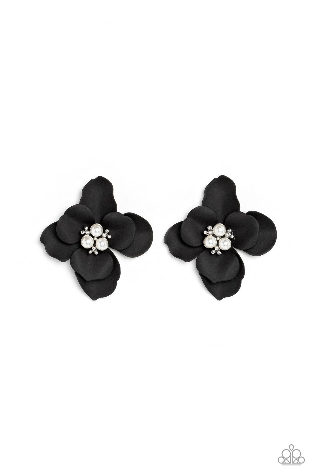 JOVIAL JASMINE BLACK-EARRINGS