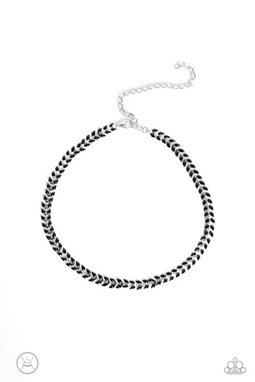 GRECIAN GRACE BLACK-NECKLACE