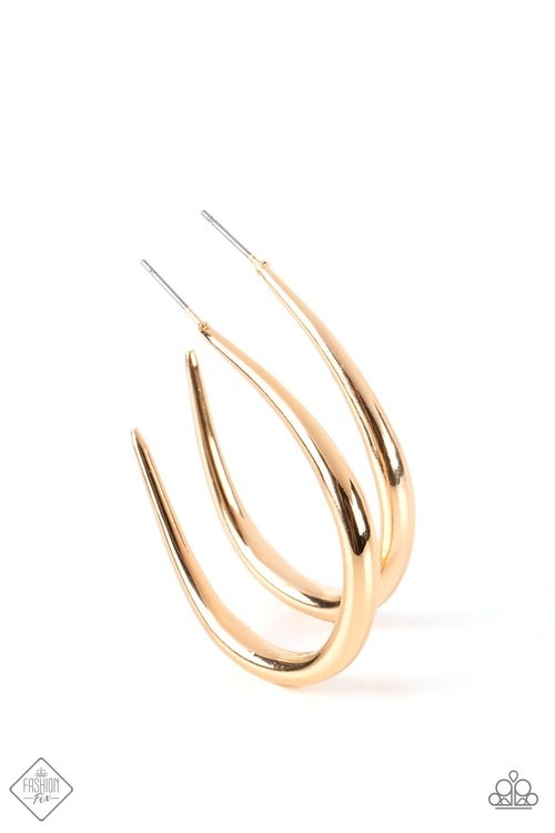 CURVE YOUR APPETITE GOLD-EARRINGS