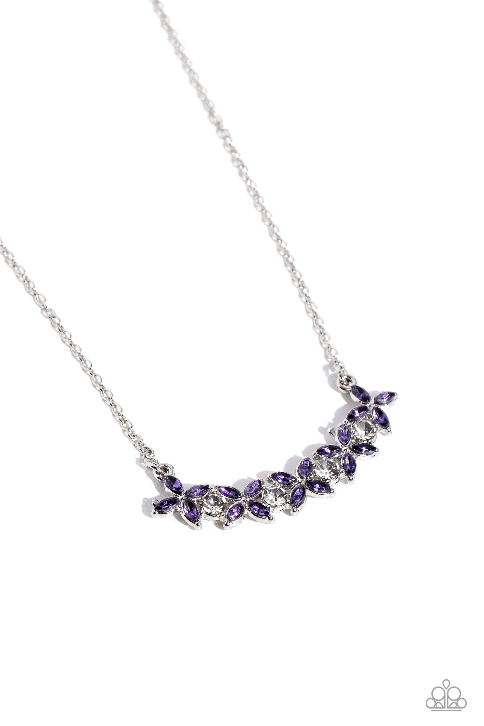 FLORAL FANFARE PURPLE-NECKLACE