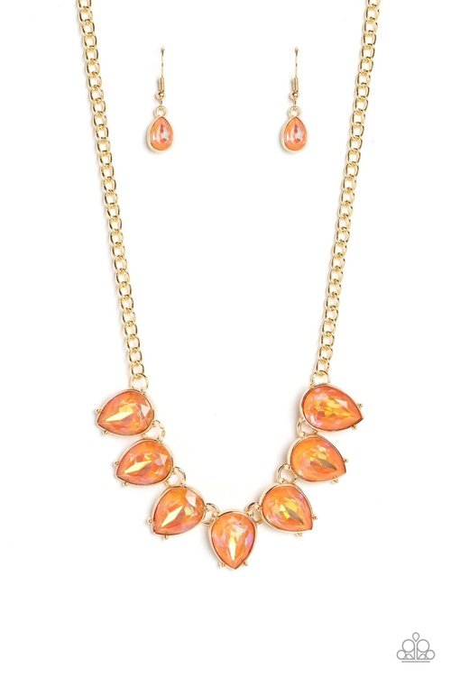 FLIRTY DANCING ORANGE-NECKLACE