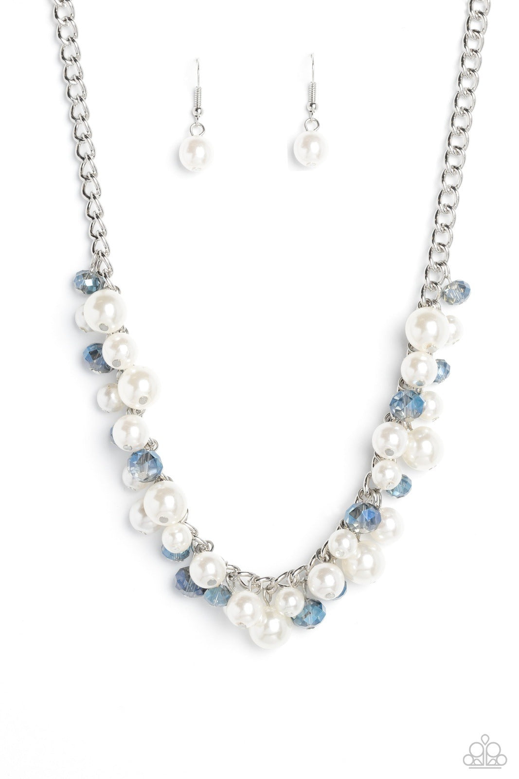 GLINTING GODDESS BLUE-NECKLACE