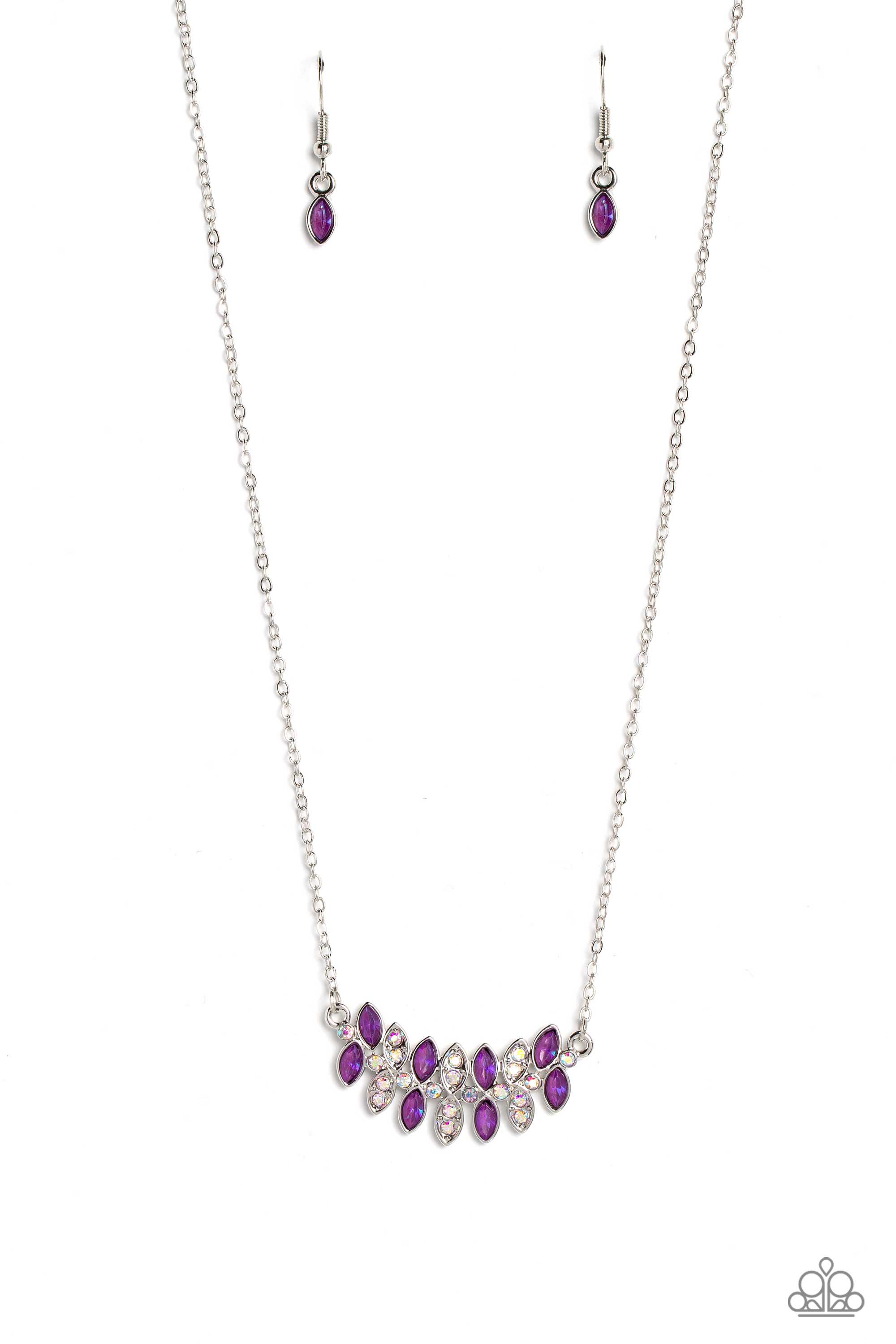 LUSTROUS LAURELS PURPLE-NECKLACE