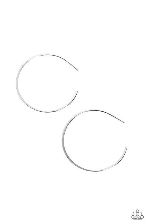 SEIZE THE SHEEN SILVER-EARRINGS