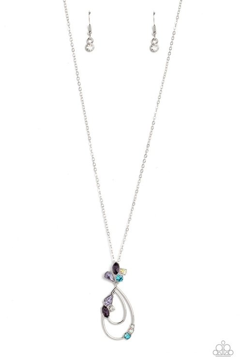 SLEEK SOPHISTICATION PURPLE-NECKLACE