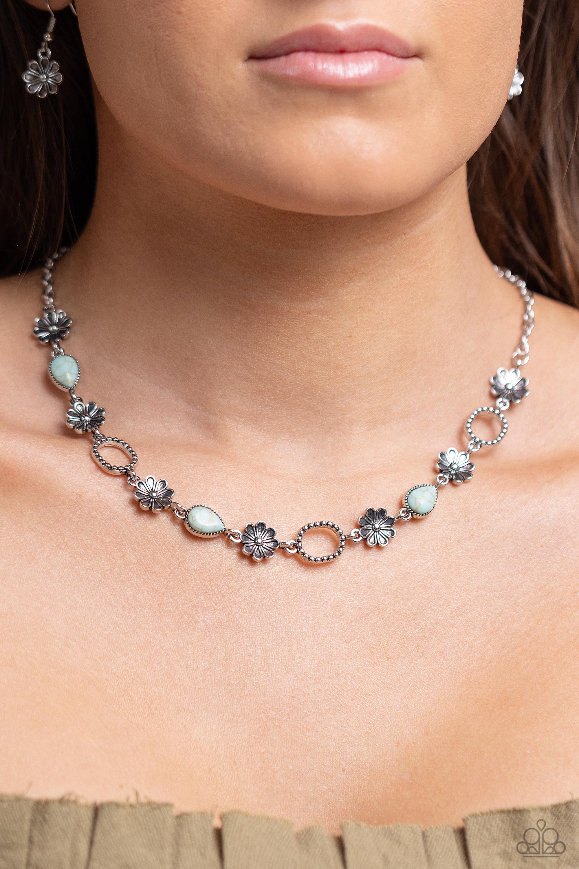 CASABLANCA CHIC BLUE-NECKLACE