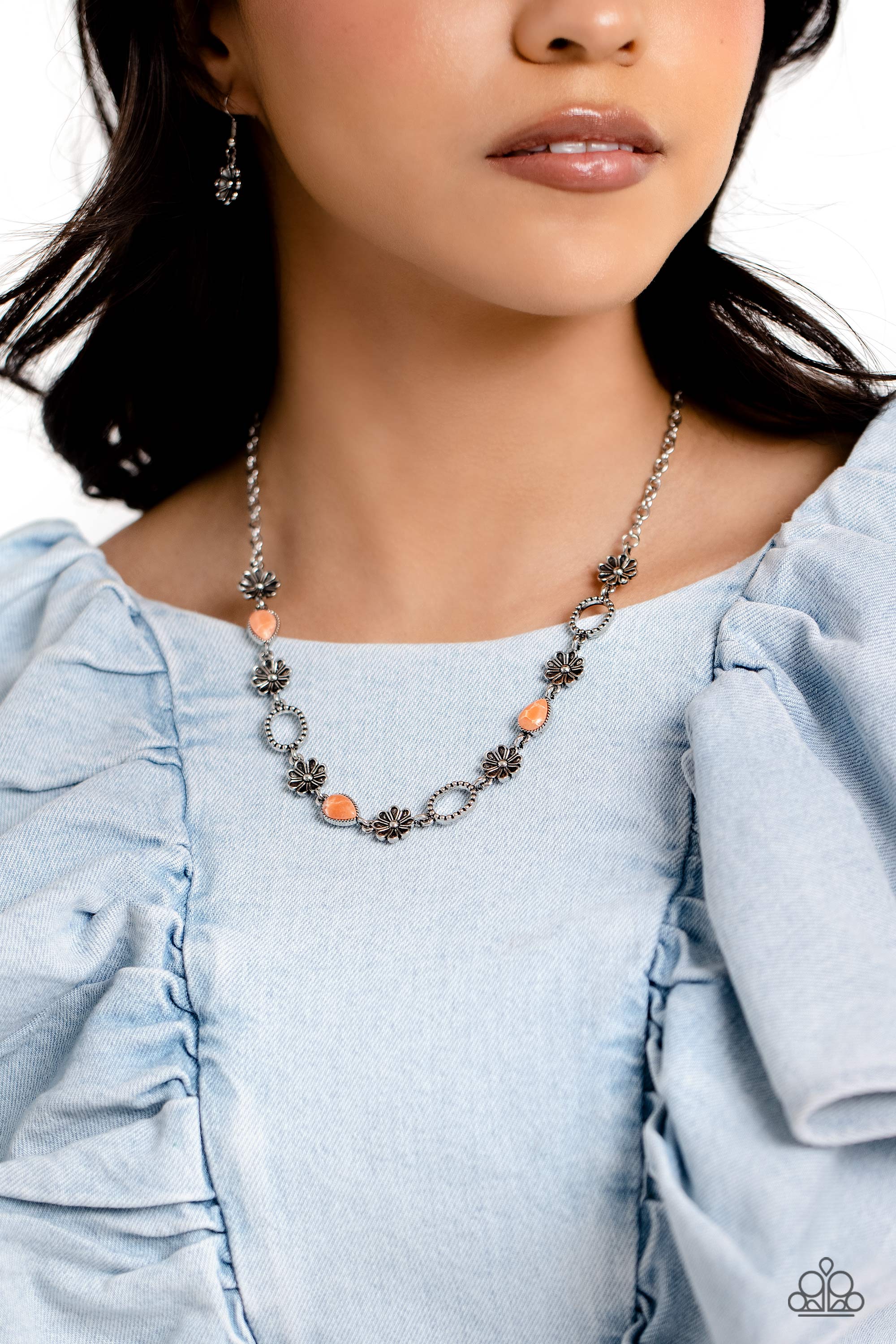 CASABLANCA CHIC ORANGE-NECKLACE