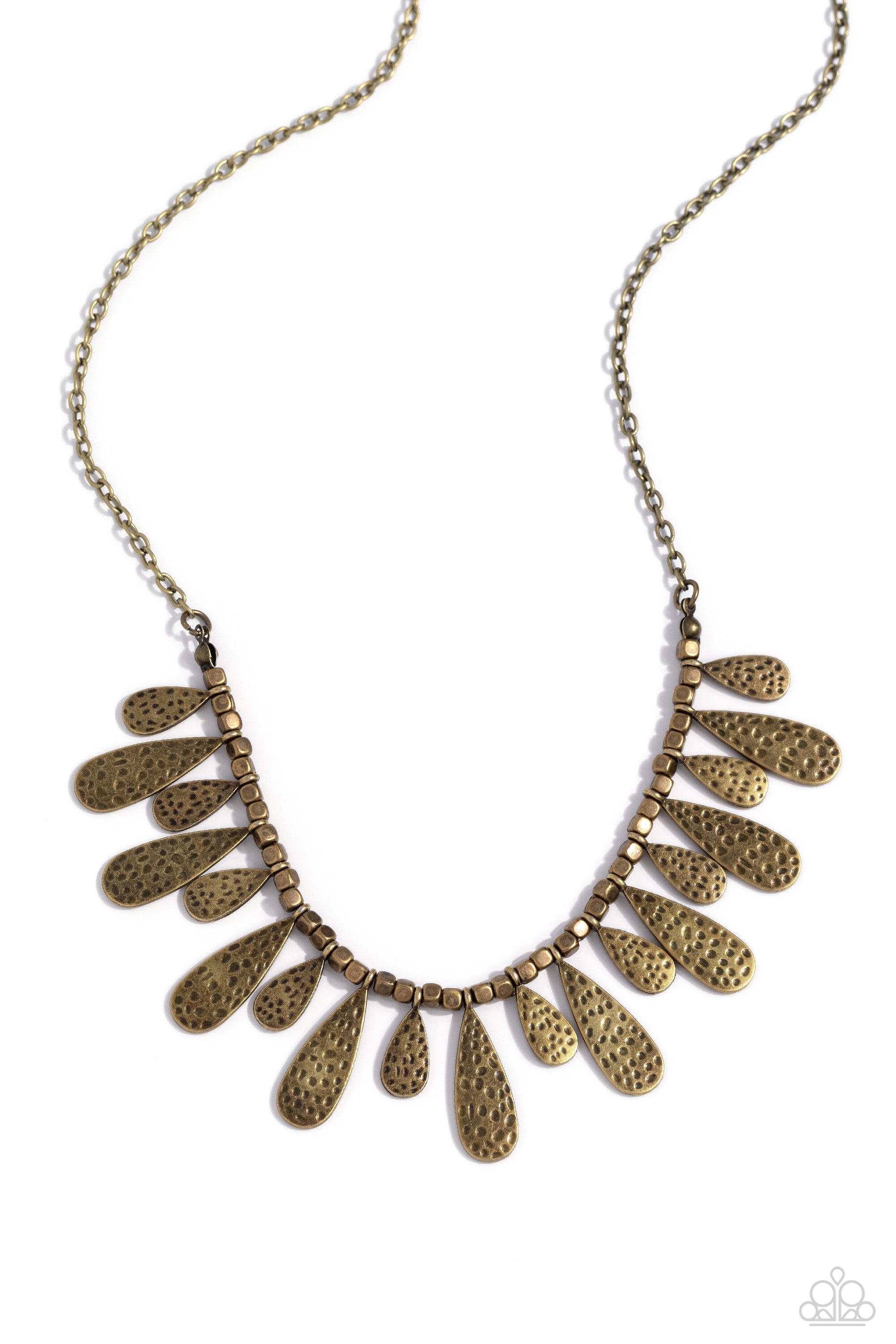 COMPELLING CONFETTI BRASS-NECKLACE