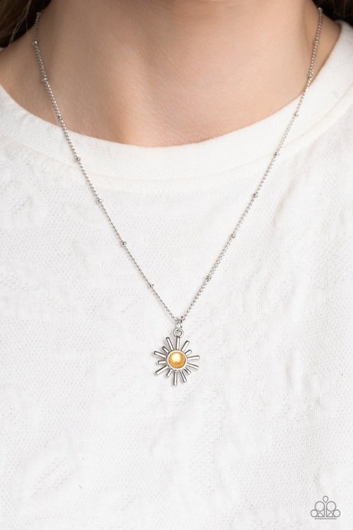 SOAK UP THE SUN YELLOW-NECKLACE