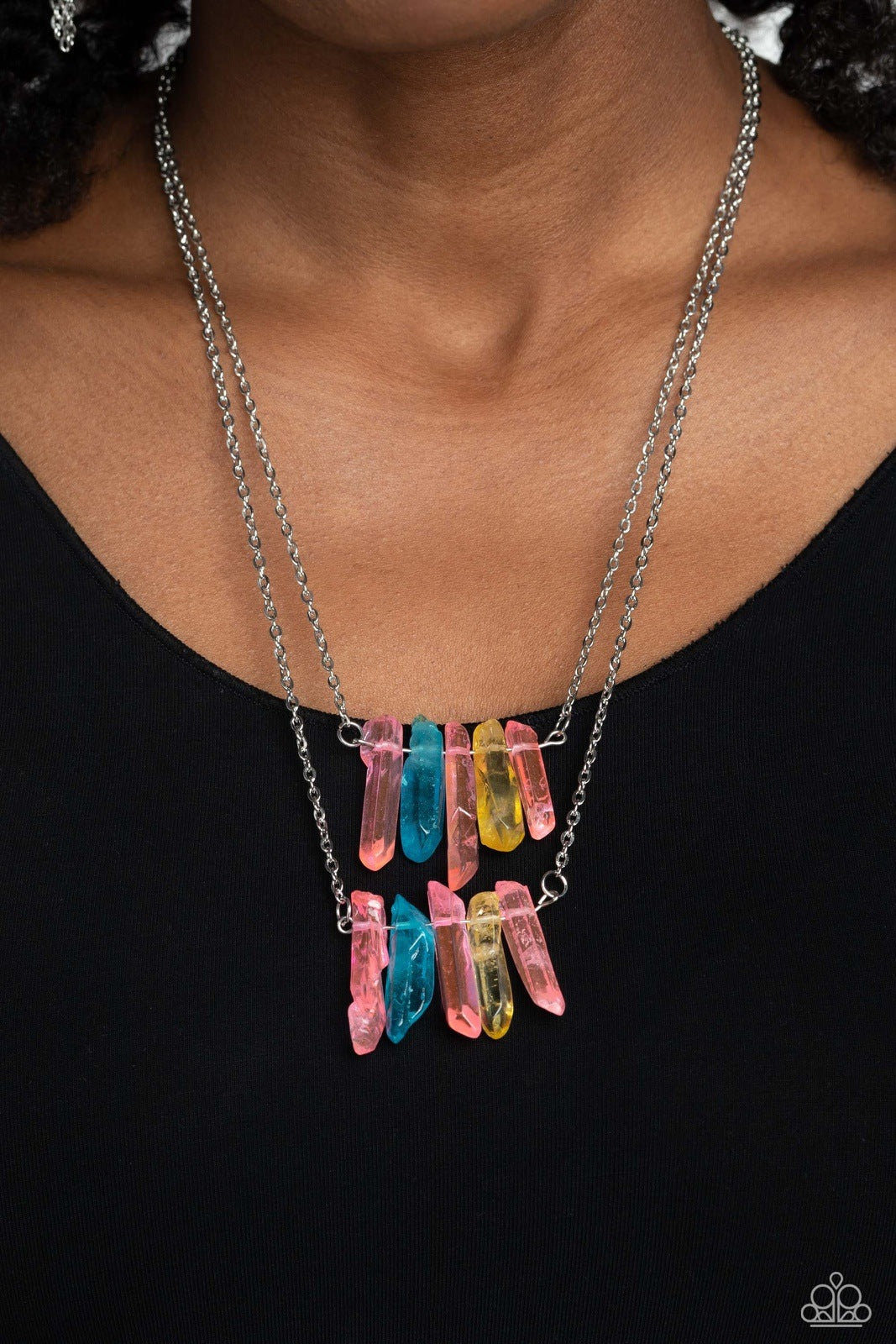 CRYSTAL CATWALK MULTI-NECKLACE