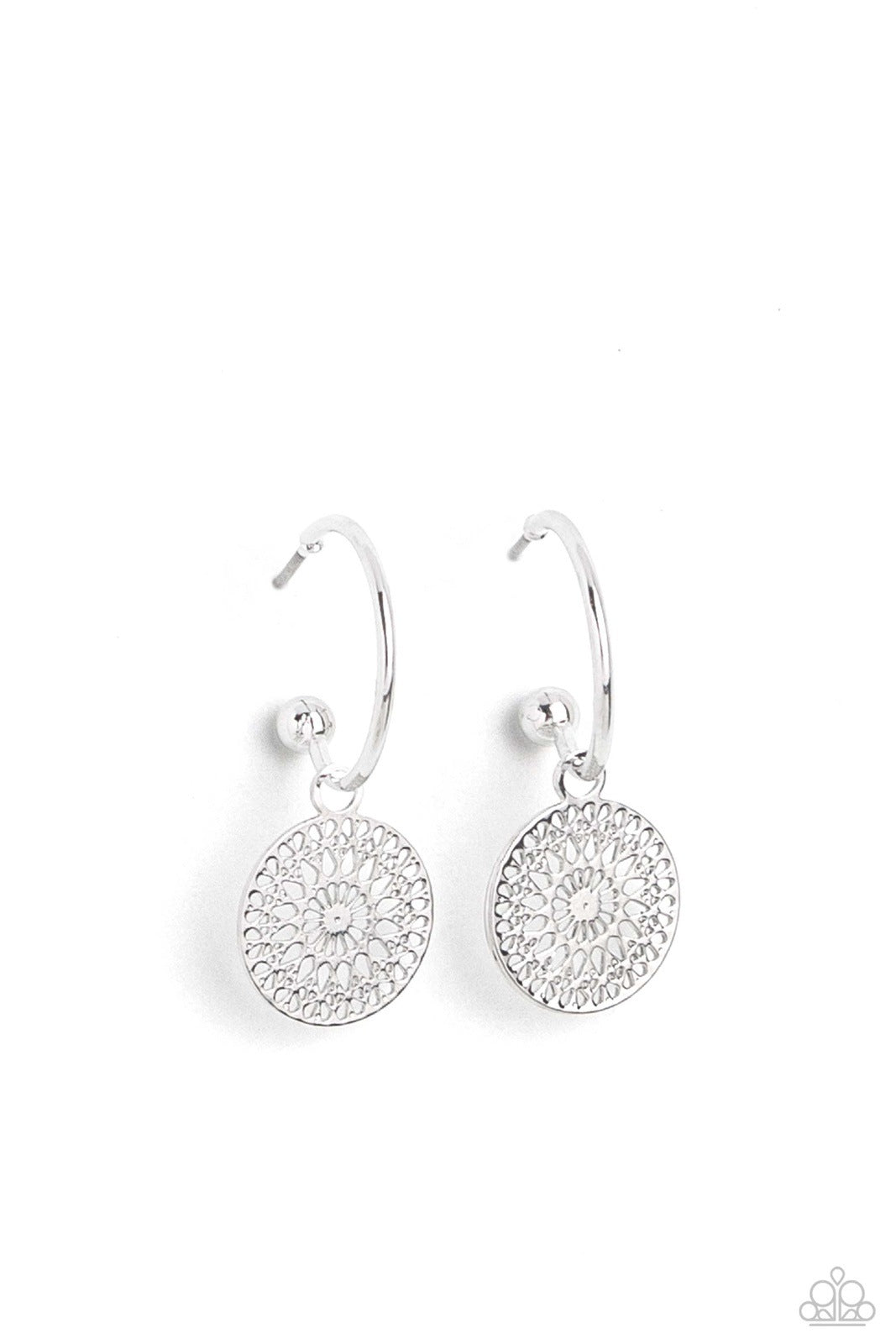 MANDALA MAIDEN SILVER-EARRINGS