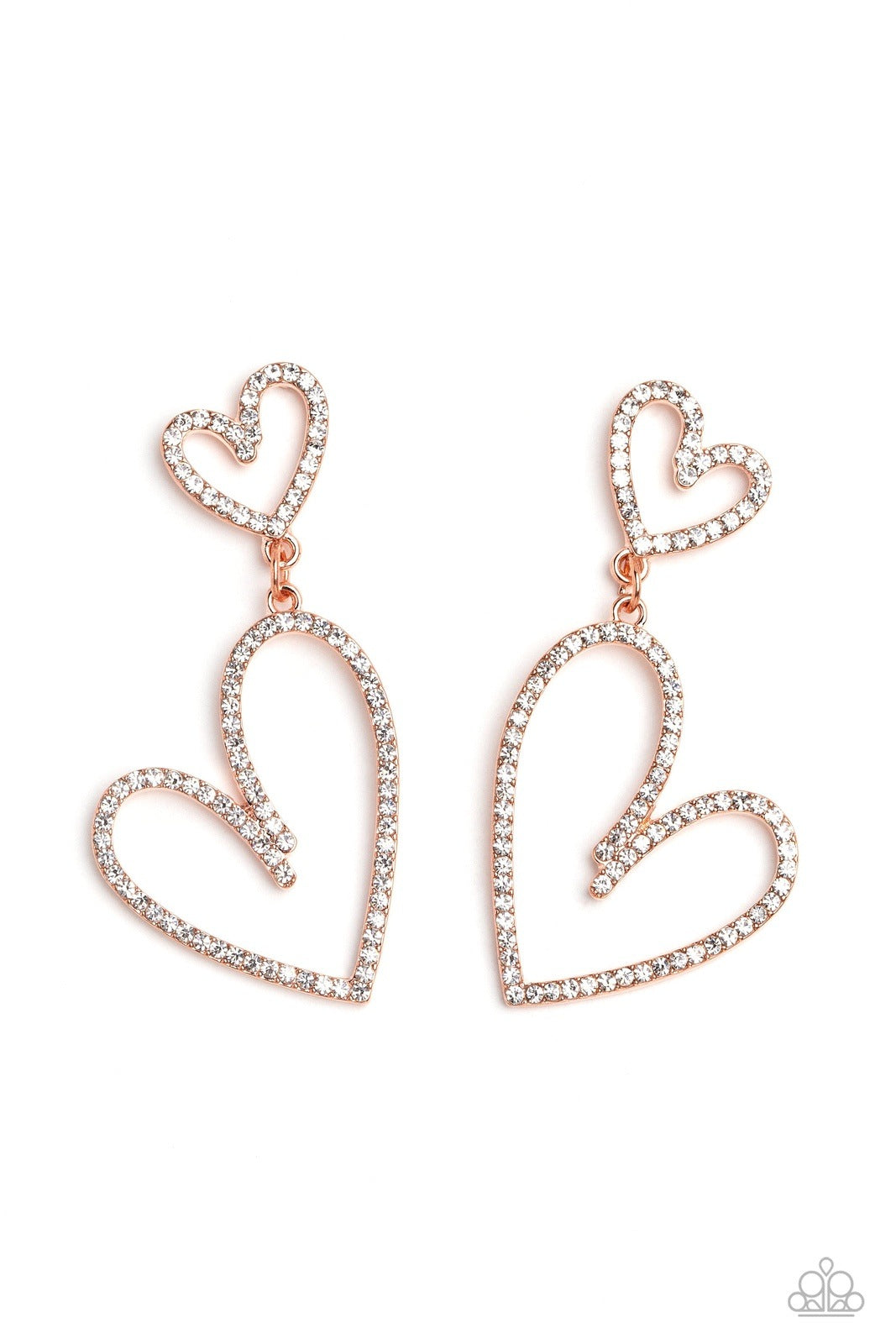 DOTING DUO COPPER-EARRINGS