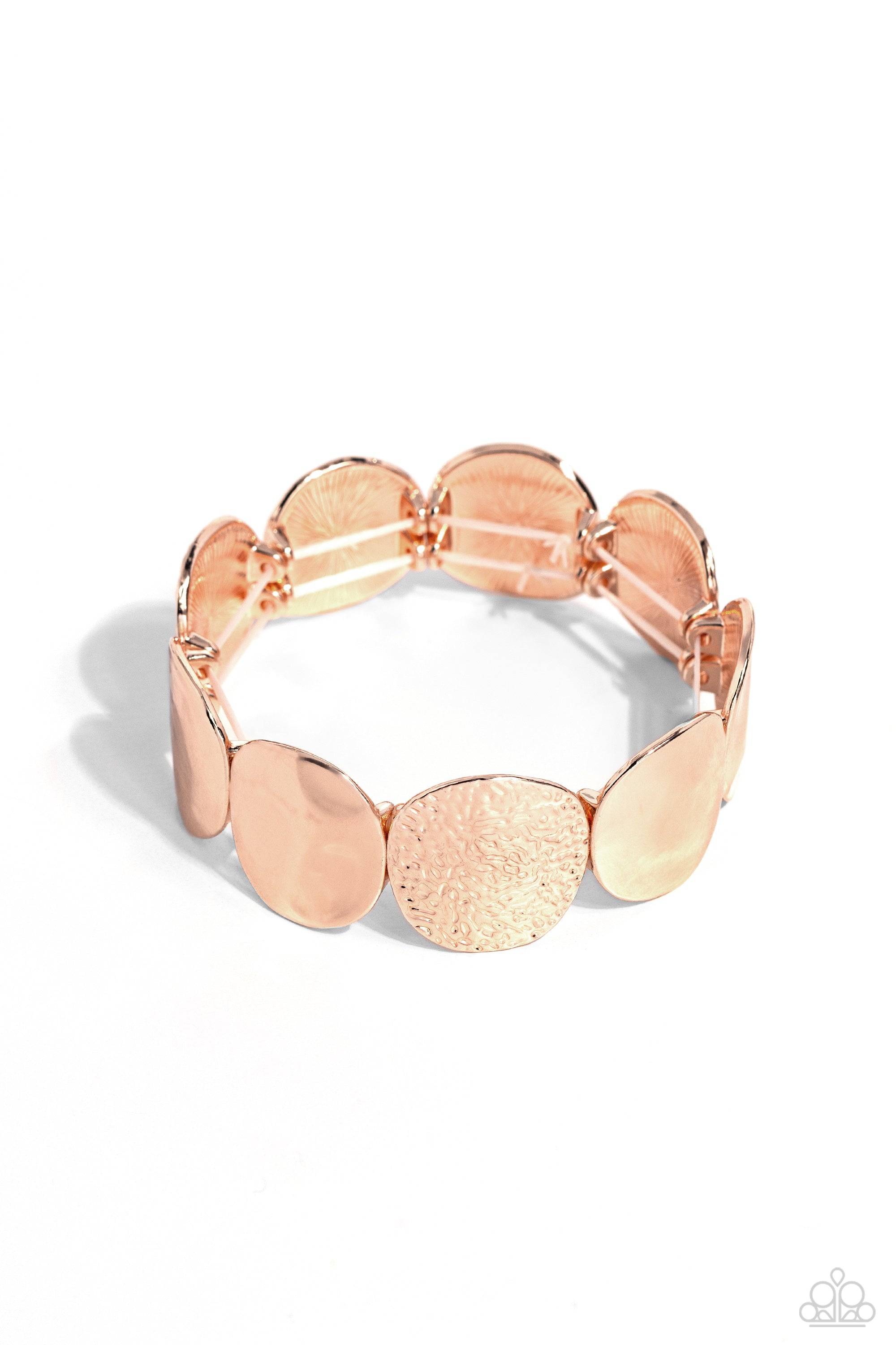 RIPPLING RECORD ROSE GOLD-BRACELET