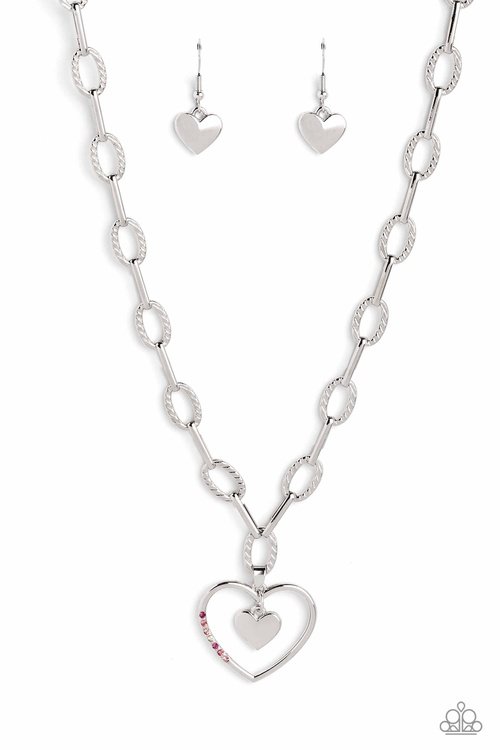 REFULGENT ROMANCE PINK-NECKLACE