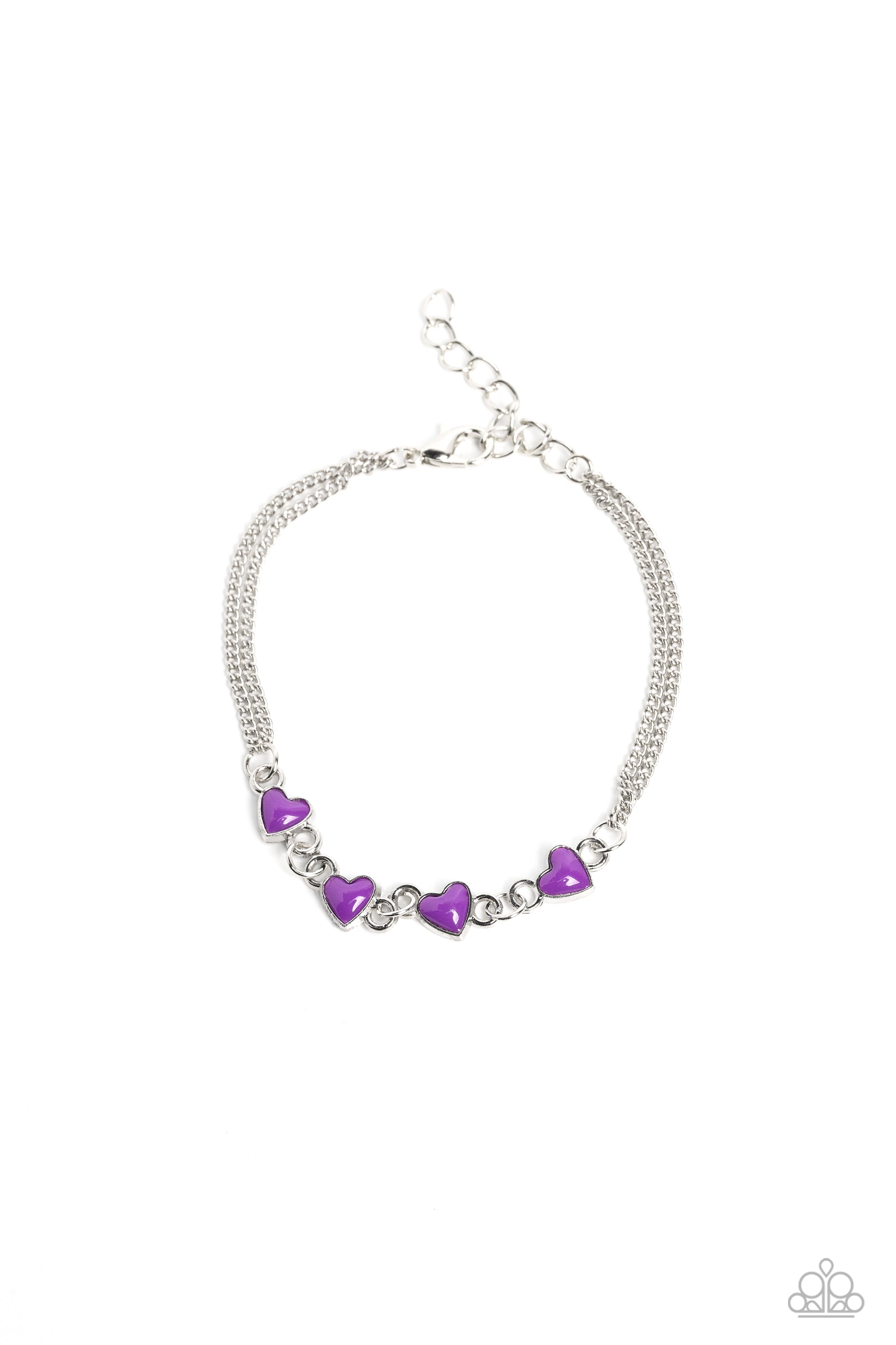 SMITTEN SWEETHEARTS PURPLE-BRACELET