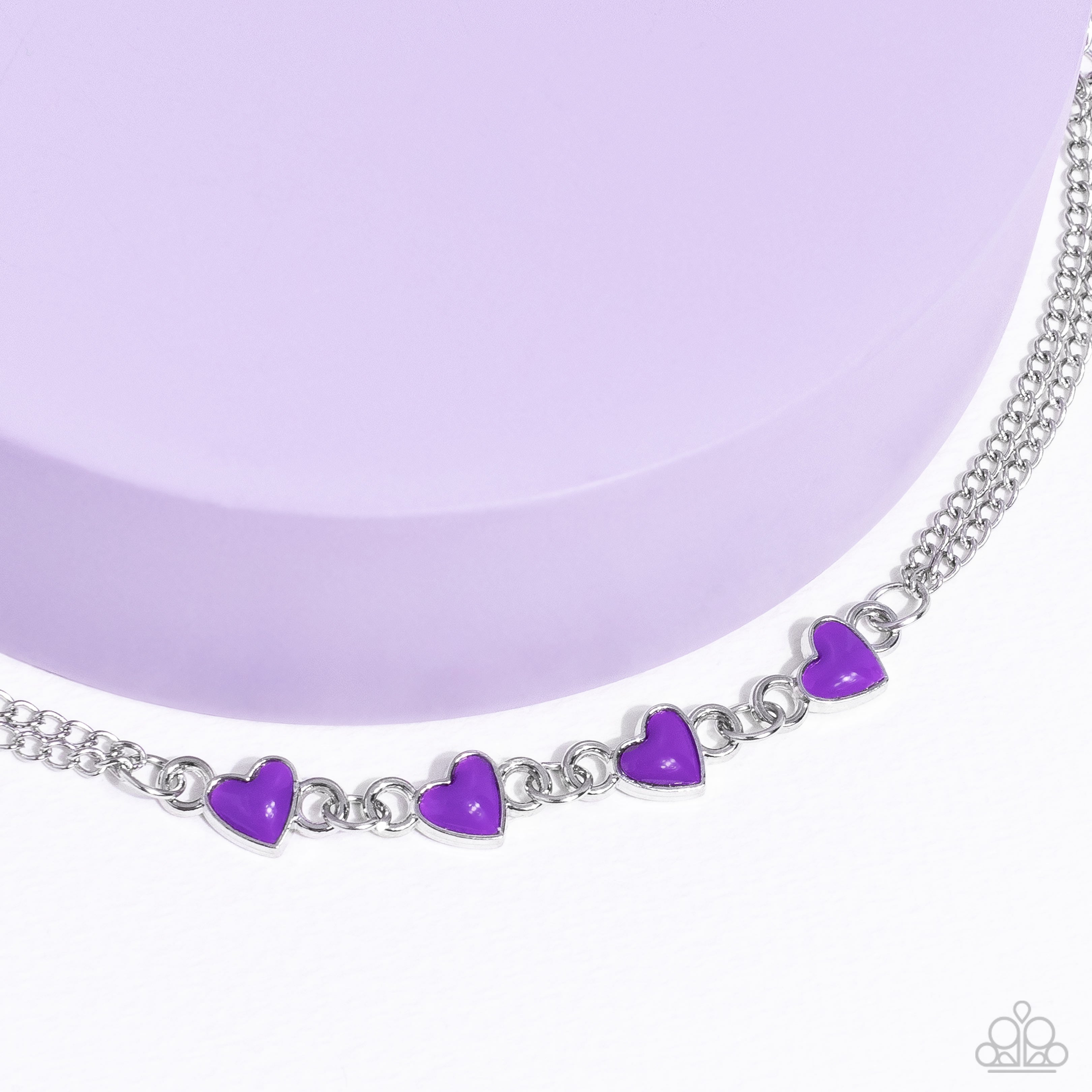 SMITTEN SWEETHEARTS PURPLE-BRACELET