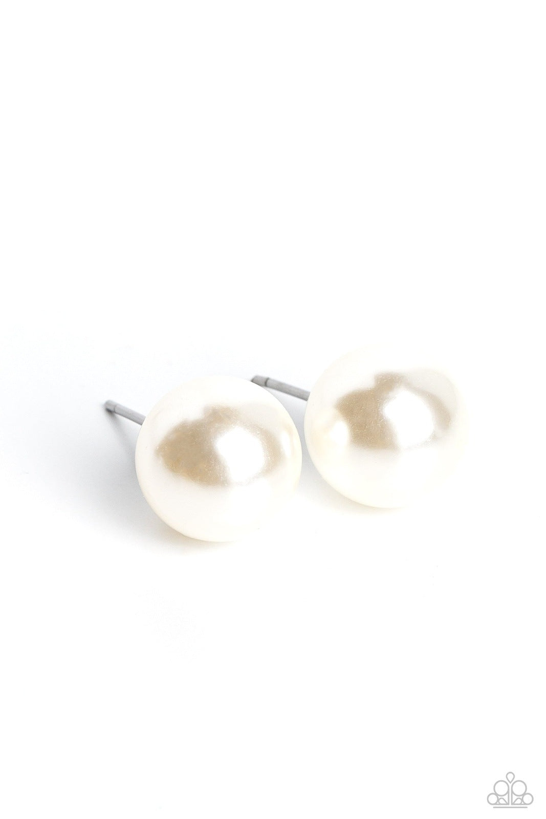 DEBUTANTE DETAILS WHITE-EARRINGS