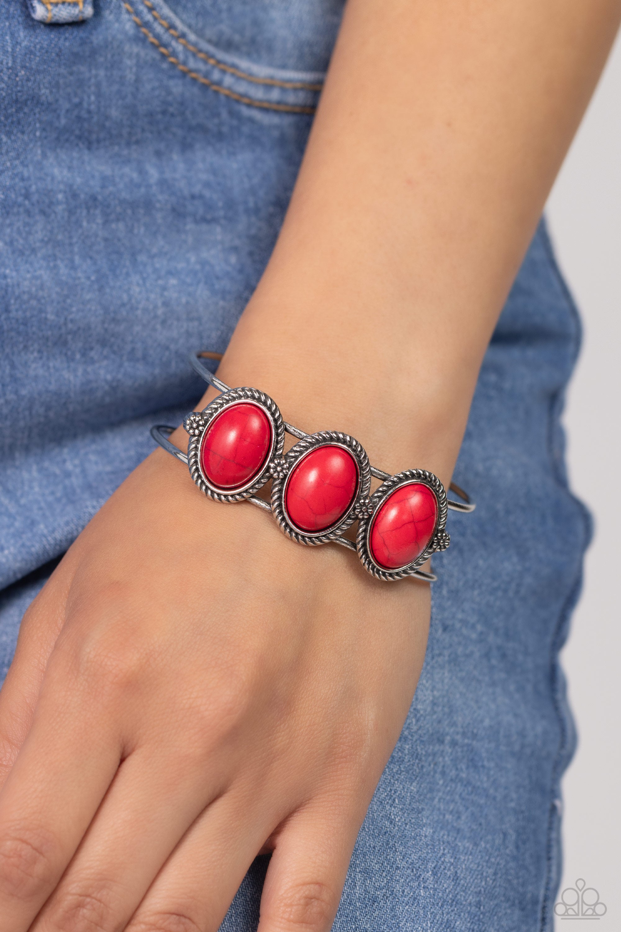 BADLANDS BACKDROP RED-BRACELET