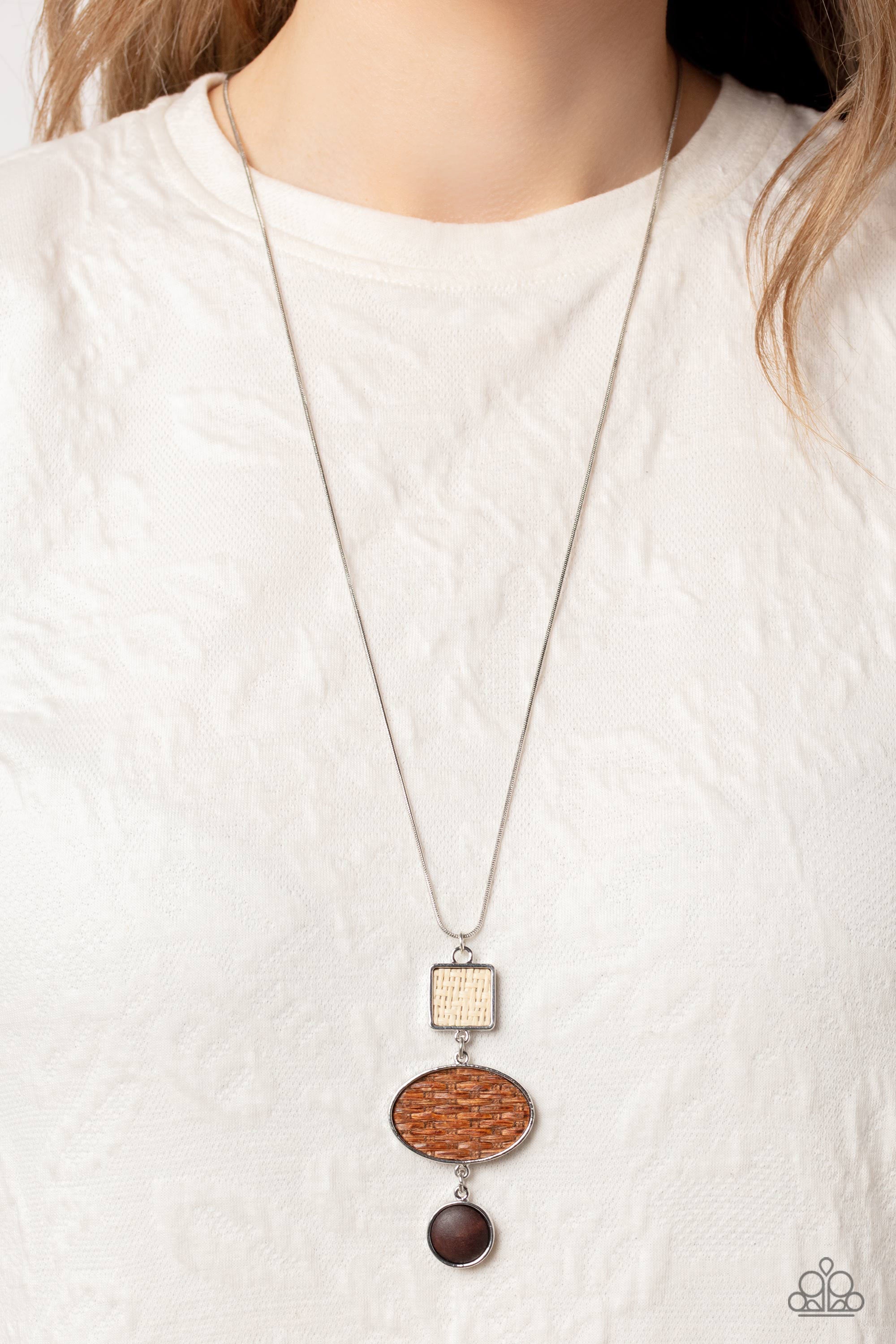 WALK THE TWINE BROWN-NECKLACE