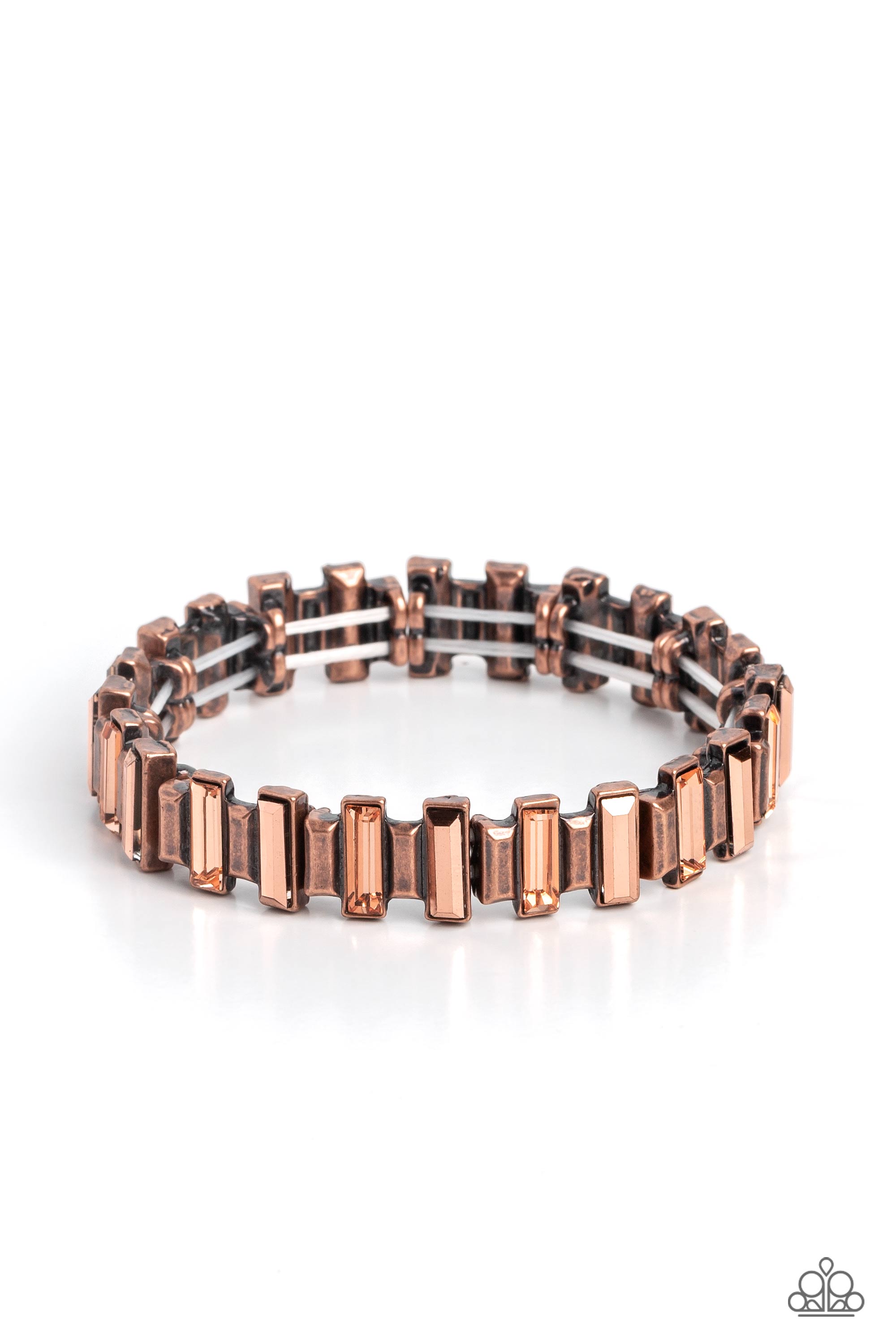 BURSTING THE MIDNIGHT OIL COPPER-BRACELET