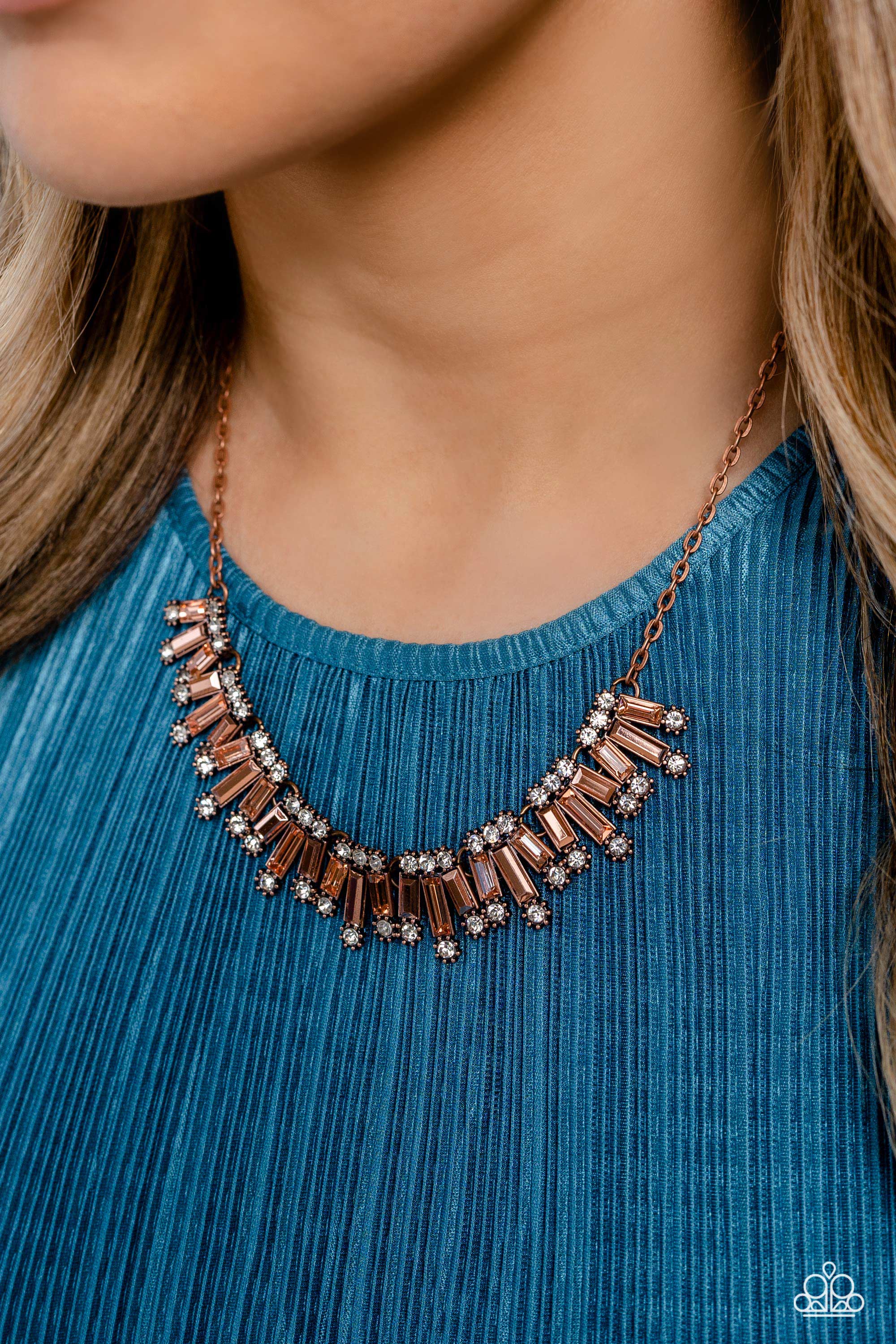 SUNBURST SEASON COPPER-NECKLACE