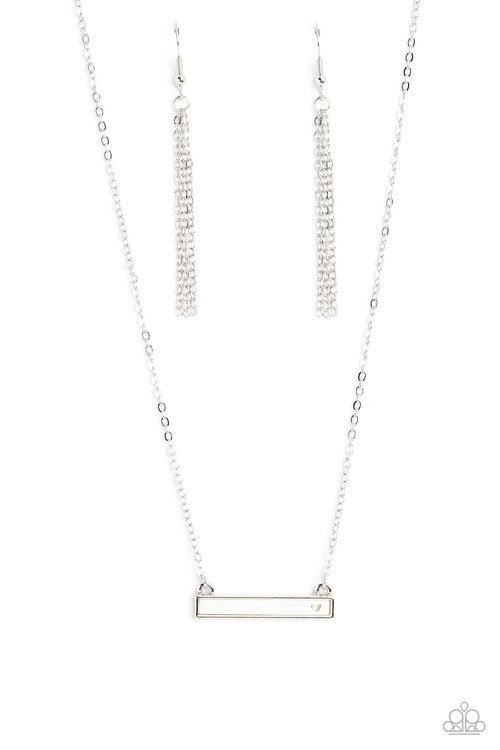 DEVOTED DARLING WHITE-NECKLACE