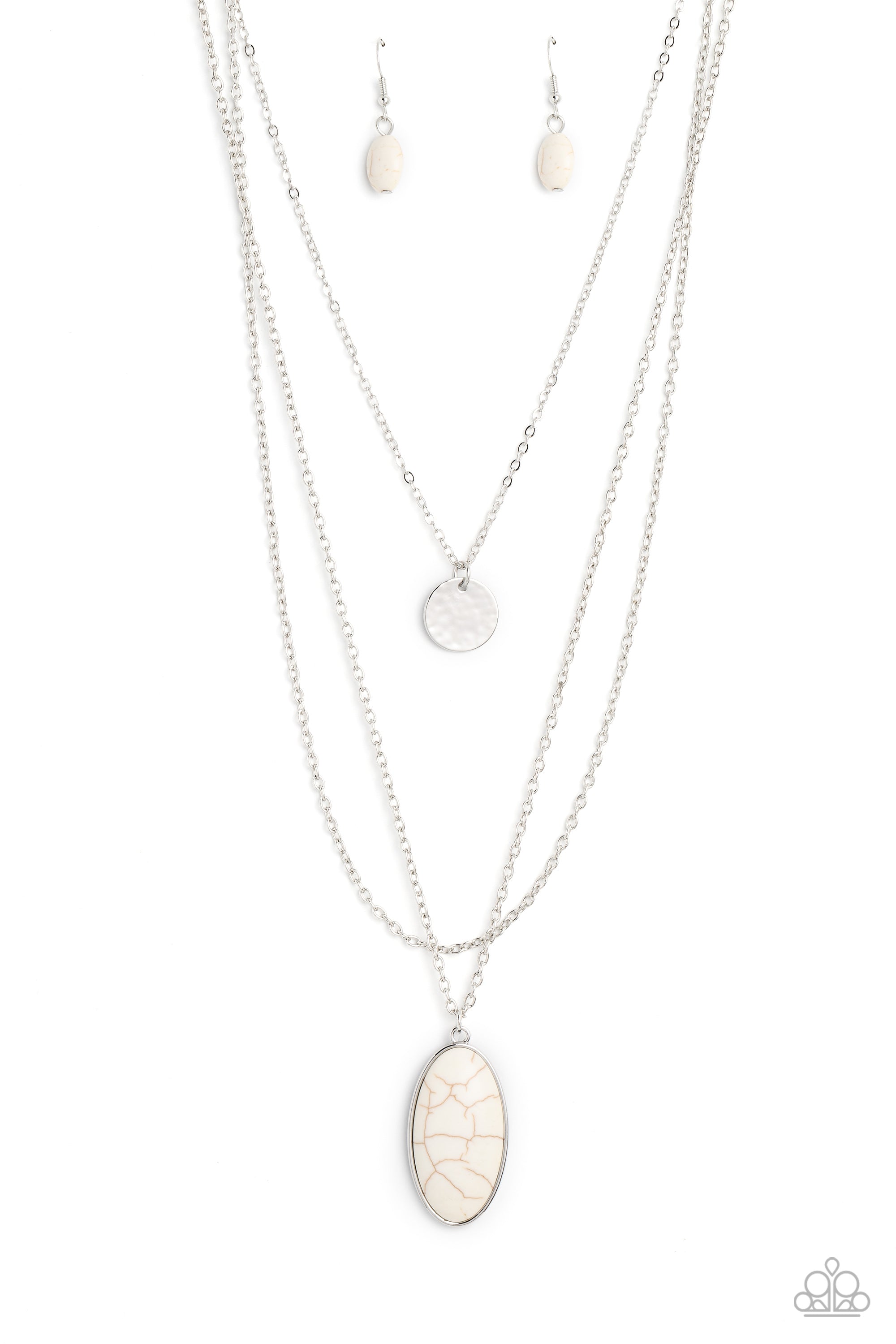 PERENNIAL PHENOMENA WHITE-NECKLACE