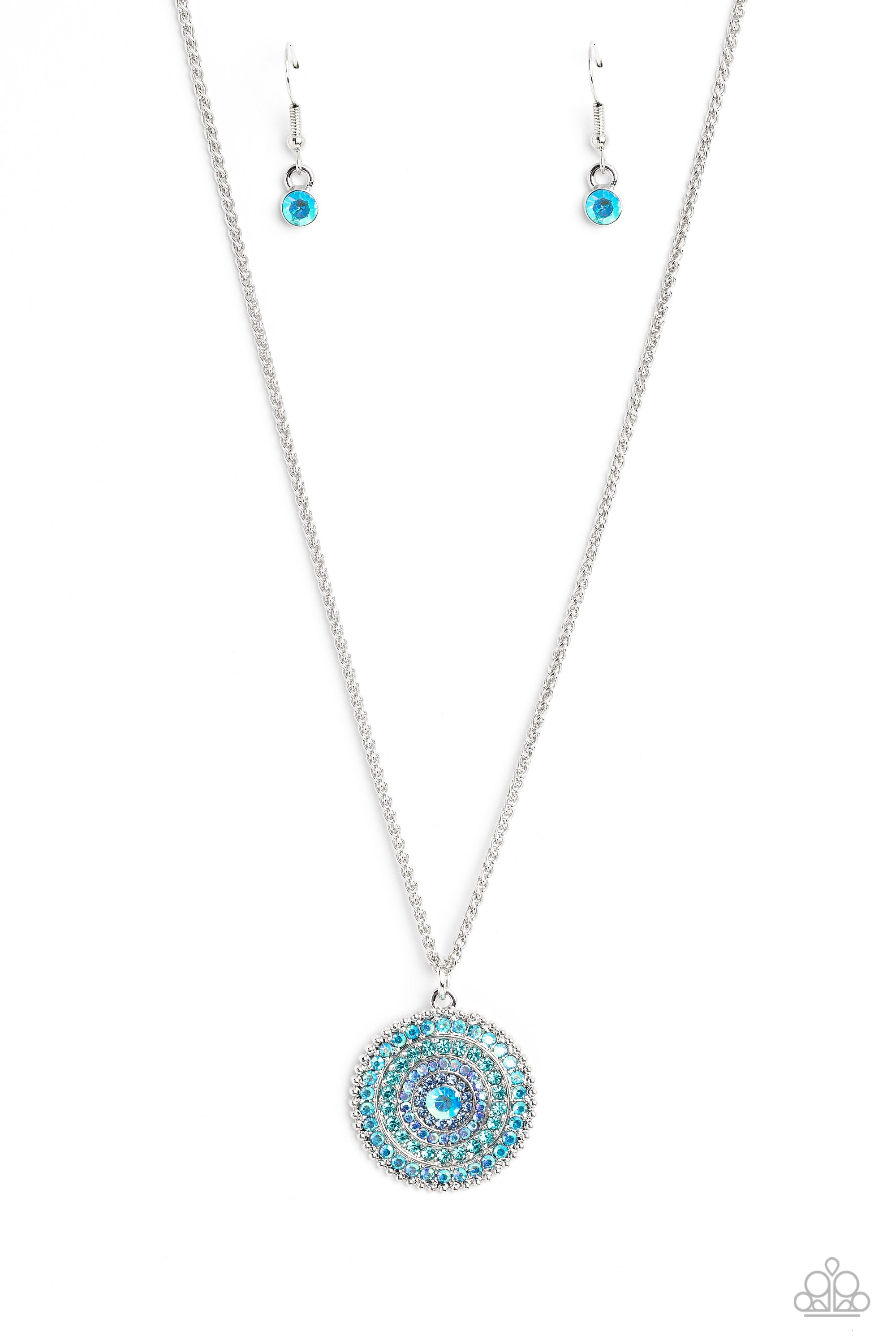 MANDALA MASTERPIECE BLUE-NECKLACE