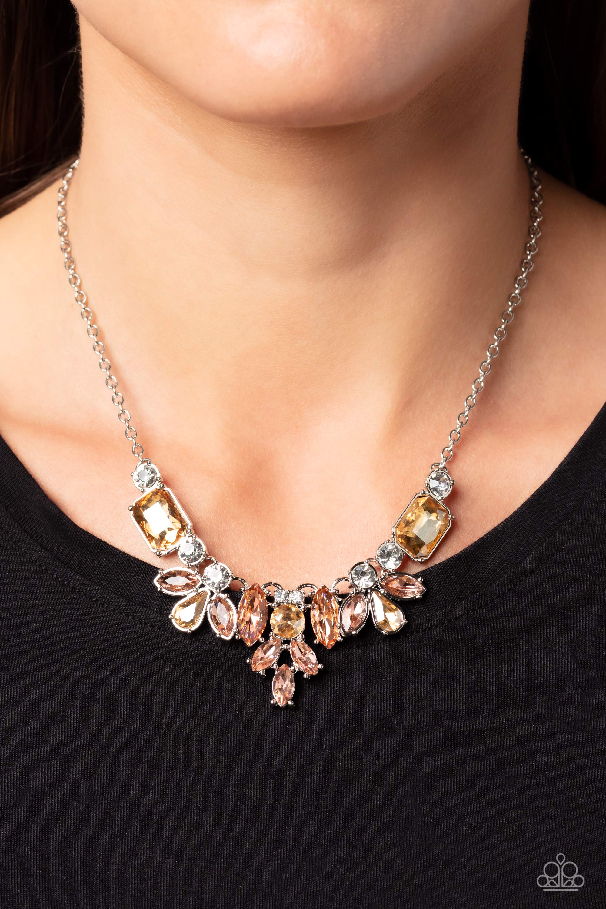 PRIMA DONNA DAZZLE BROWN-NECKLACE