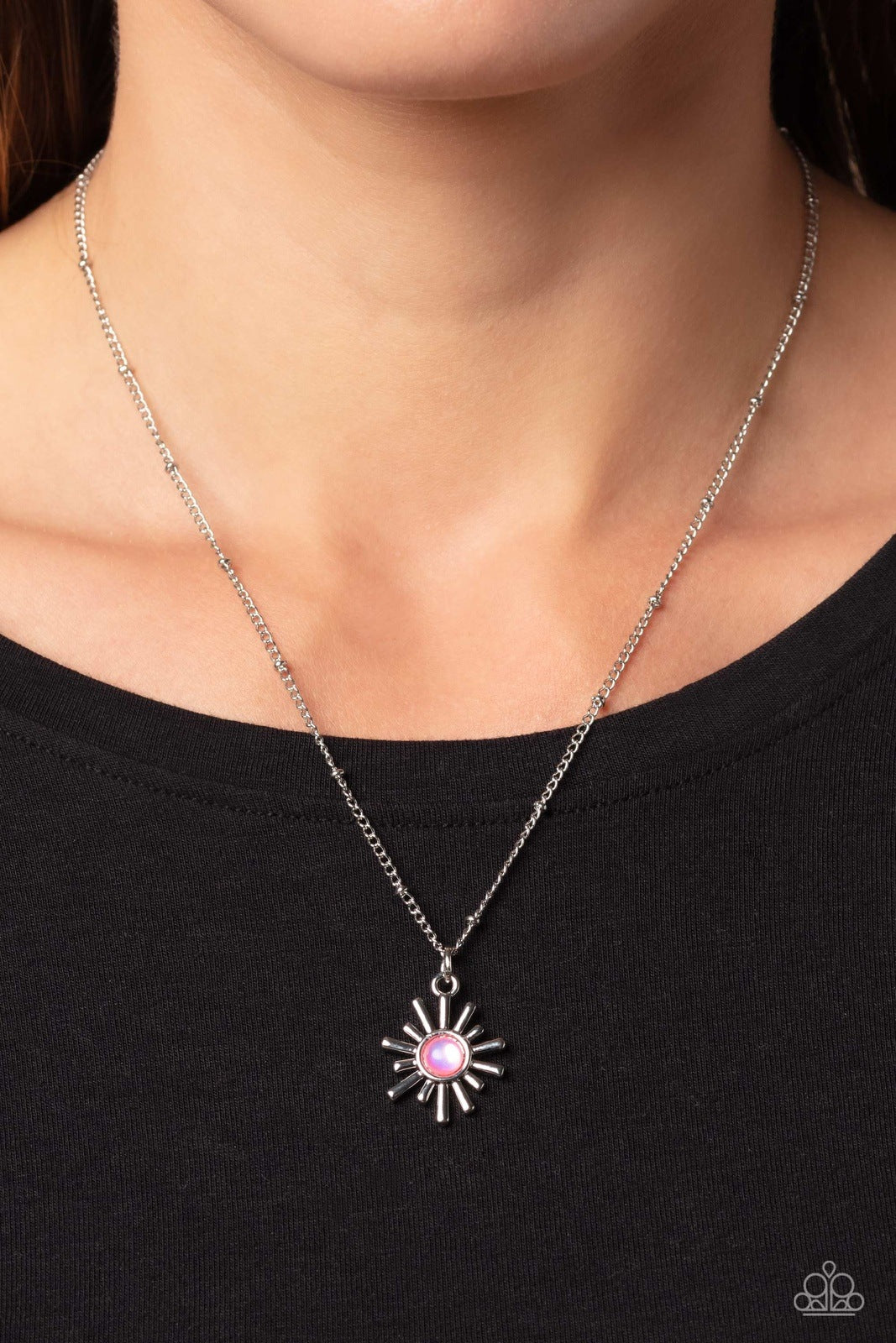 SOAK UP THE SUN PINK-NECKLACE