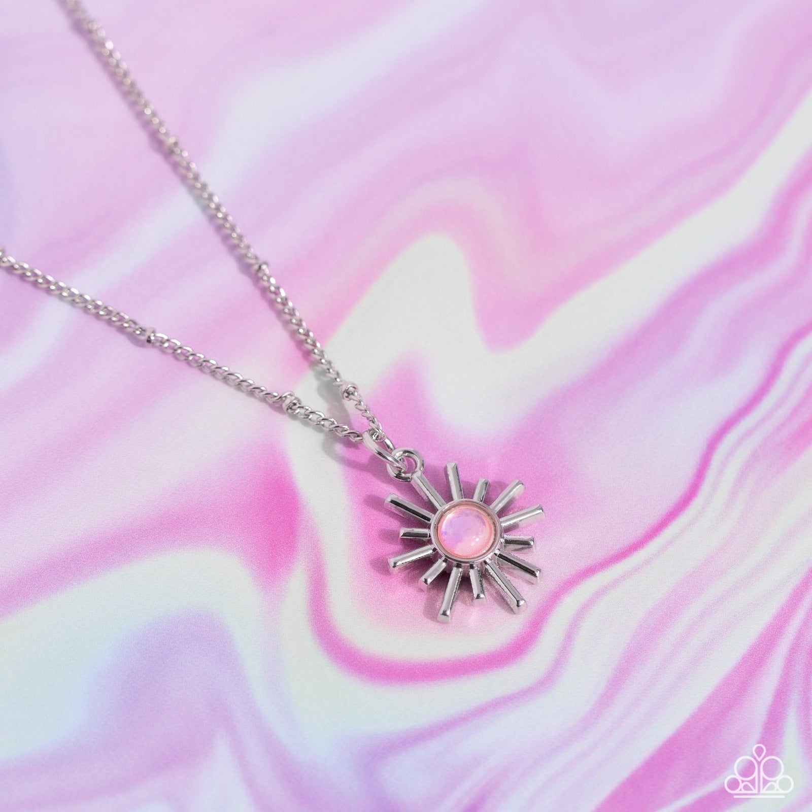 SOAK UP THE SUN PINK-NECKLACE