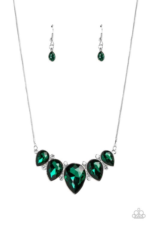 REGALLY REFINED GREEN-NECKLACE