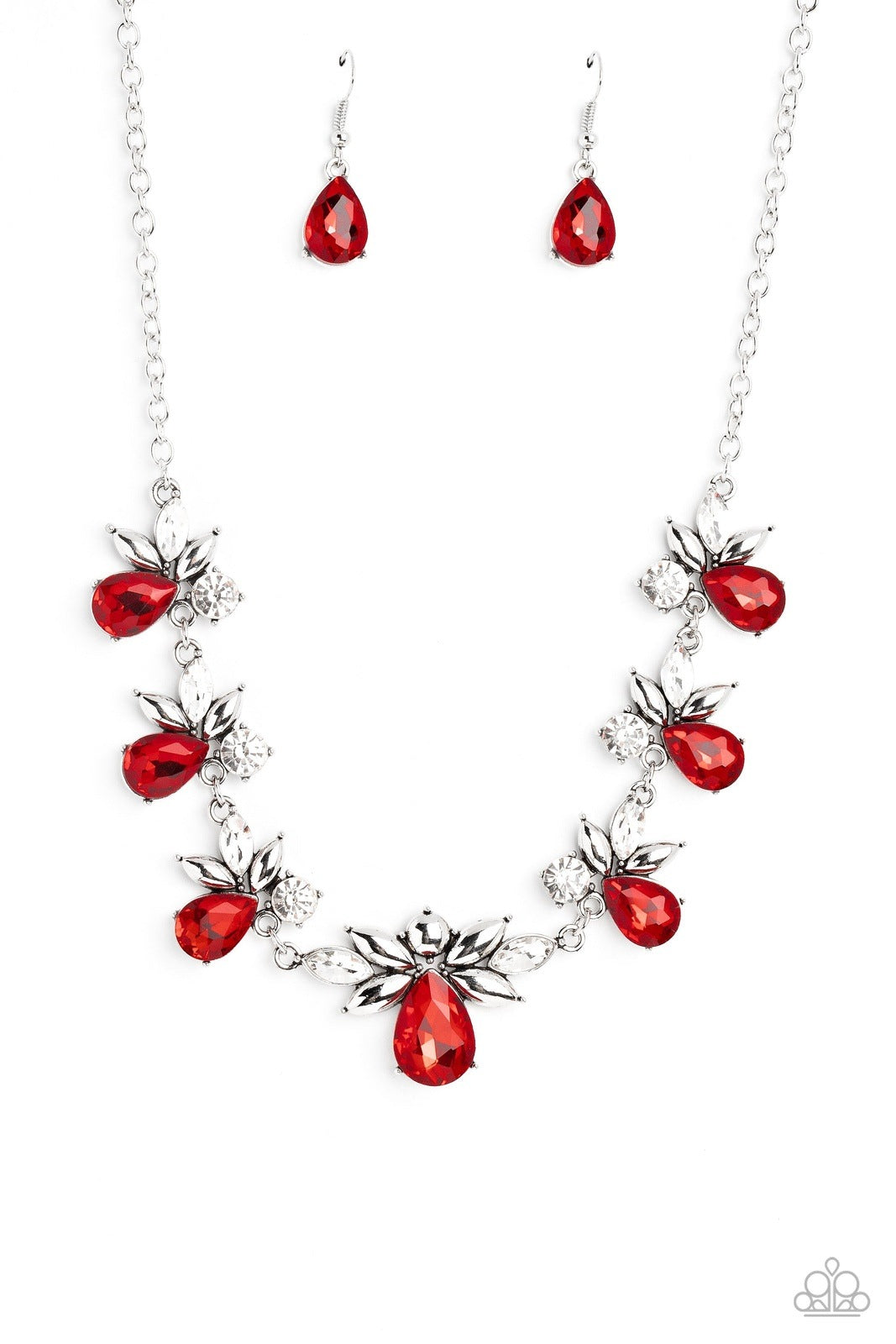 EXPLOSIVE EFFULGENCE RED-NECKLACE