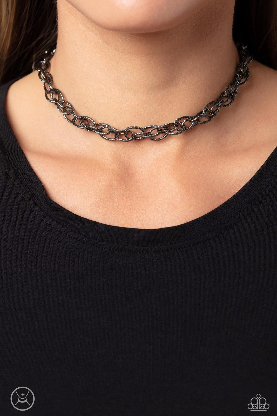 IF I ONLY HAD A CHAIN BLACK-NECKLACE