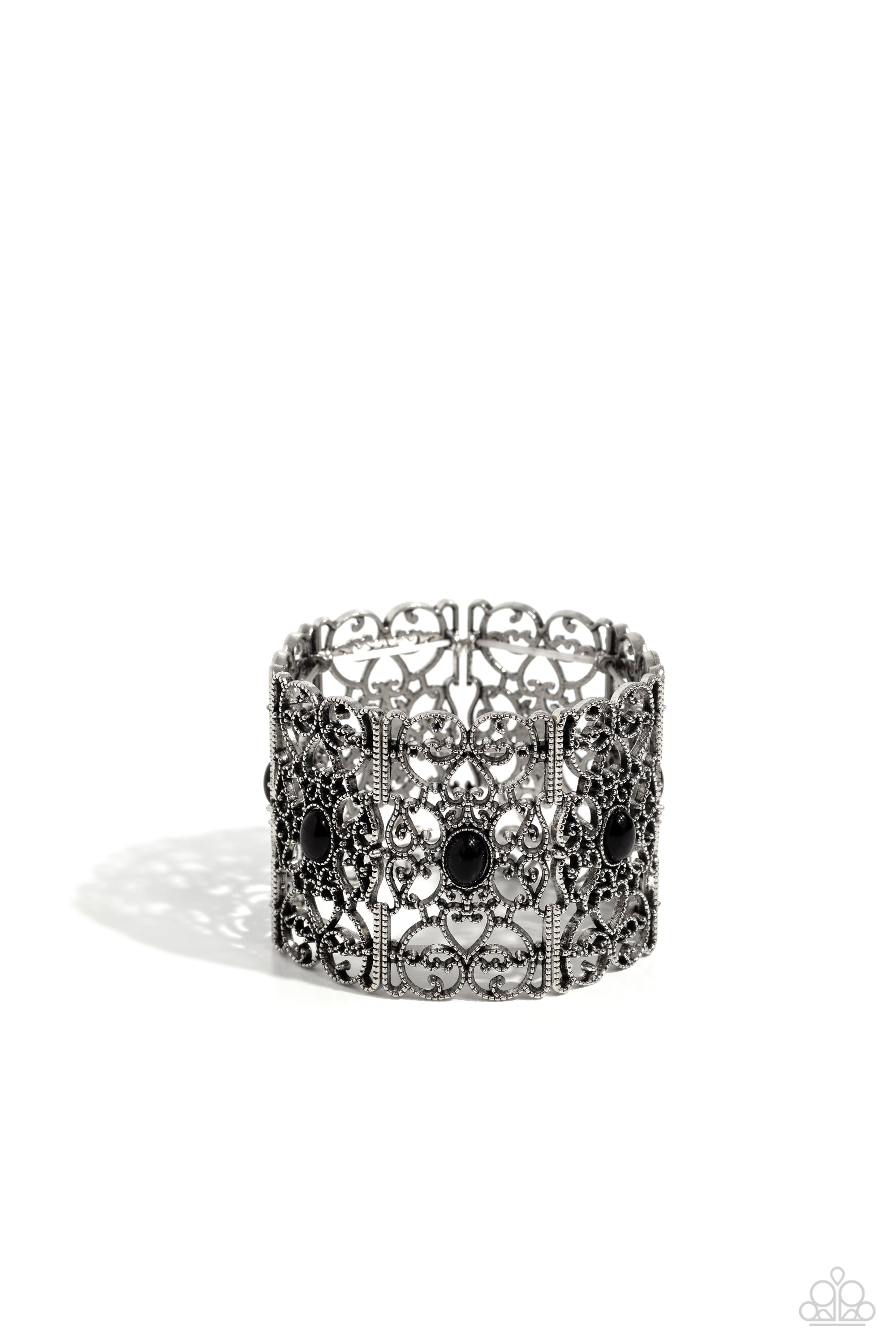 FAIREST FILIGREE BLACK-BRACELET