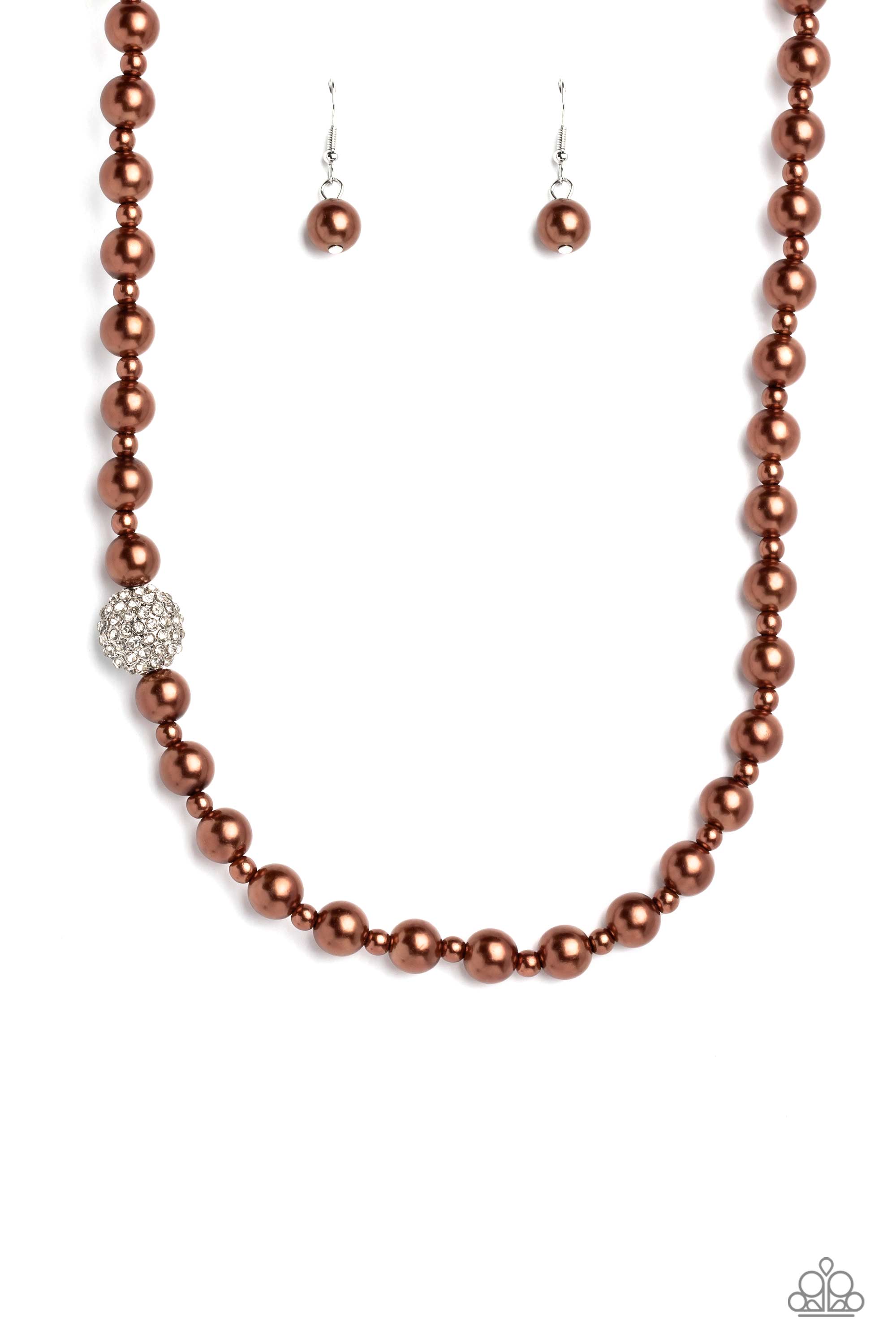 COUNTESS CHIC BROWN-NECKLACE