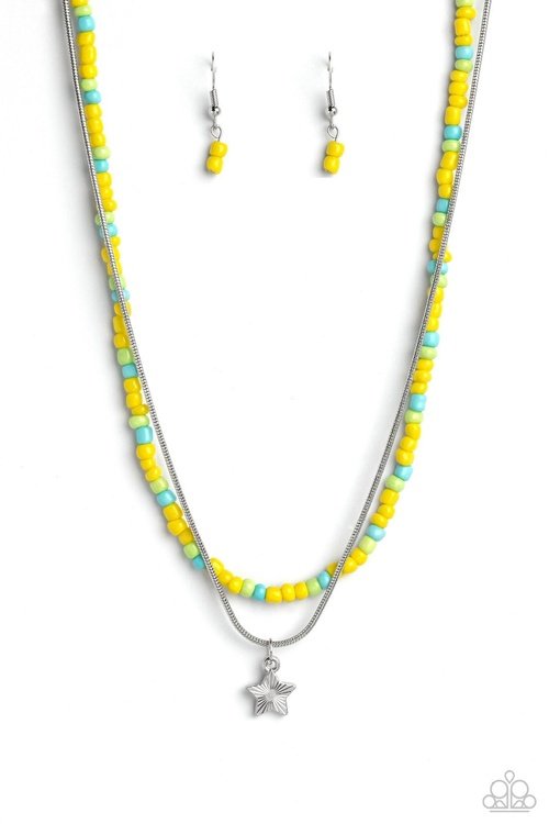 STARRY SERENDIPITY YELLOW-NECKLACE