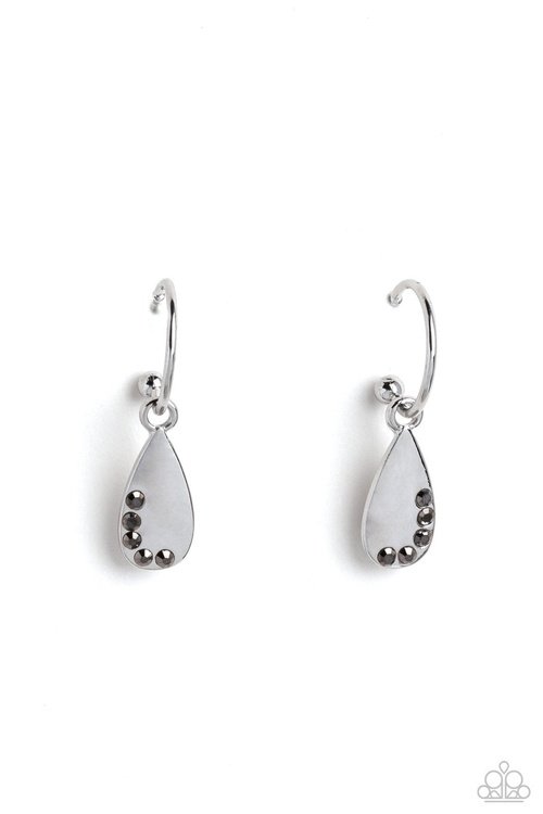 BORDERLINE BADDIE SILVER-EARRINGS