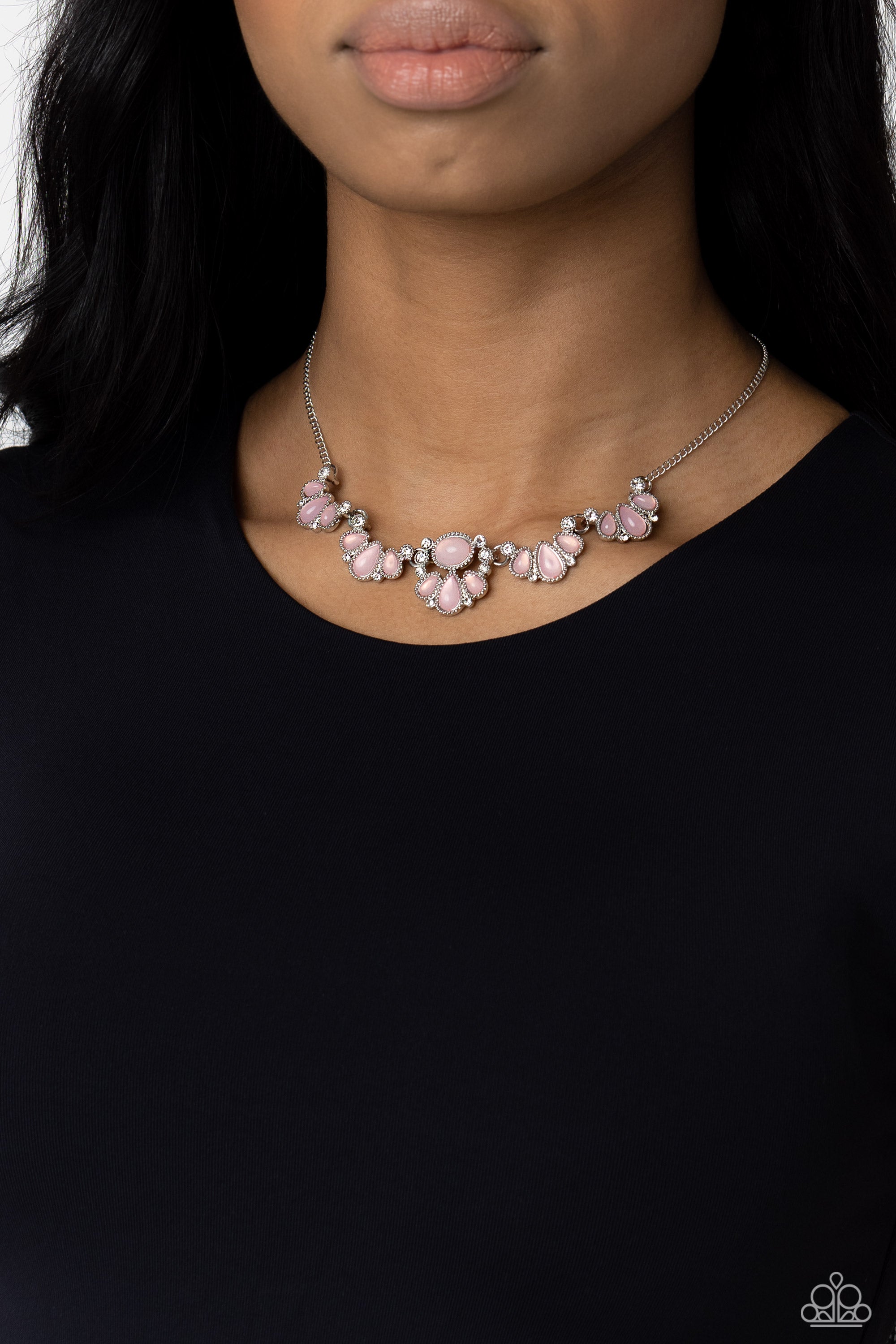 DANCING DIMENSION PINK-NECKLACE