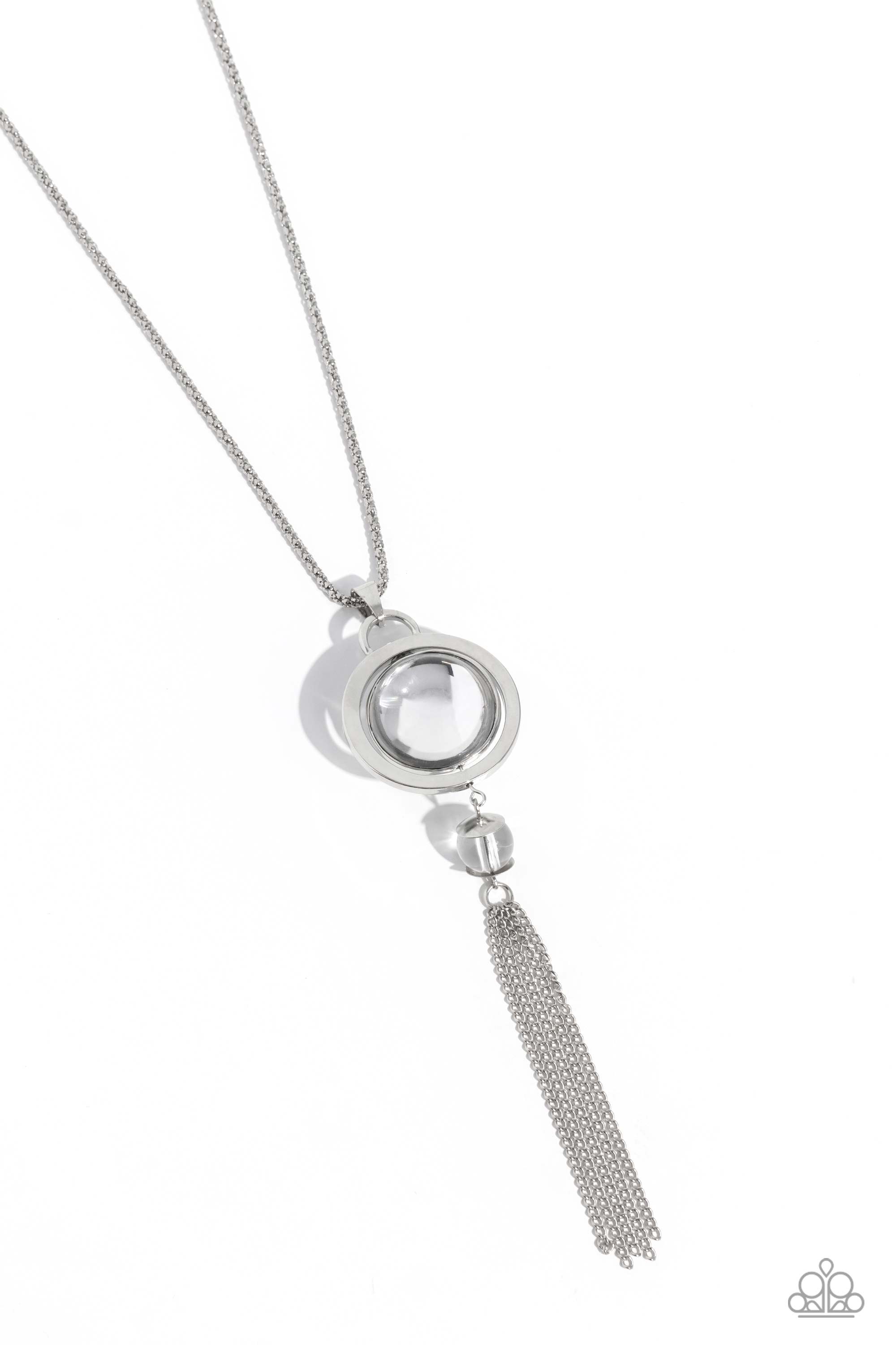 ROTATING RADIANCE WHITE-NECKLACE